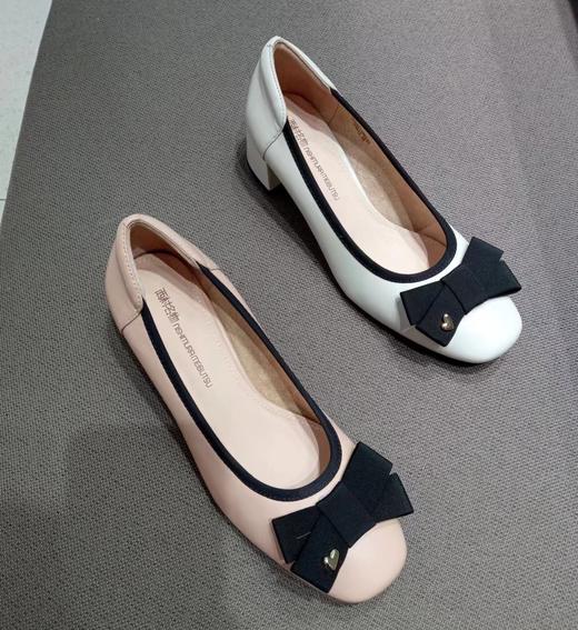 西村名物低粗跟包头小香风法式晚风单鞋玛丽珍高级感夏季配裙子11851 商品图0