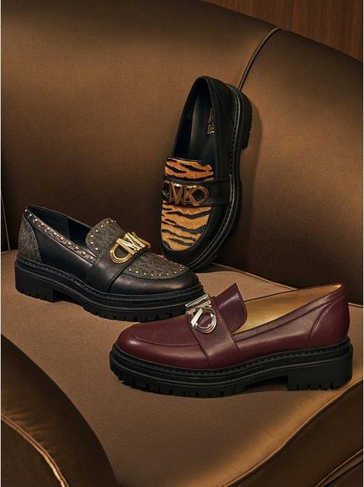 杨紫同款！MK Parker厚底真皮乐福鞋 国内￥2900 粉色/酒红色特价 商品图7