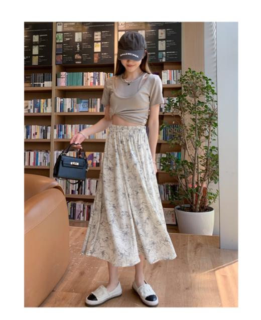 HLUOS水墨扎染国风半身裙，新中式风，国风最潮！ 商品图1