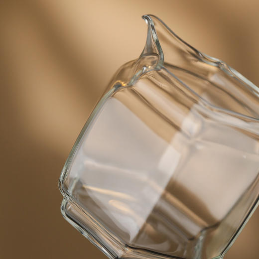 禾器新品 晶彩坤灵茶海 六方公杯 高硼硅玻璃公道杯分茶器 商品图4