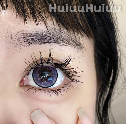 【店主实拍】蜜果紫色-14.5mm 【年抛 度数0-650度 无525/575】 商品图3