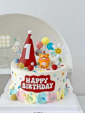 周岁虎宝宝蛋糕（下单备注年龄）