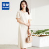 【多色可选】罗蒙夏季短袖连衣裙女士长款休闲百搭宽松收腰日常简约棉质裙子女 商品缩略图0