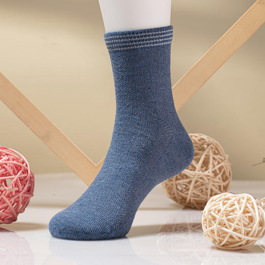 大童薄款休闲袜无骨精梳棉袜舒适透气吸汗防臭【2313207】 商品图2