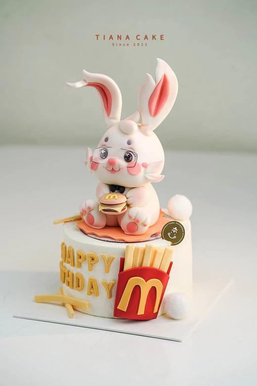 【纯手工翻糖定制款】麦当劳兔子 商品图1