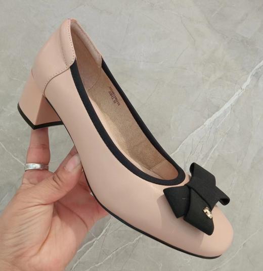 西村名物低粗跟包头小香风法式晚风单鞋玛丽珍高级感夏季配裙子11851 商品图2