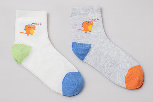 中童网面网眼休闲袜无骨精梳棉袜吸汗透气防臭【2313203】 商品图3