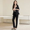 夏季设计感后开叉五分袖薄款小西服套装XZ-qy876 商品缩略图5