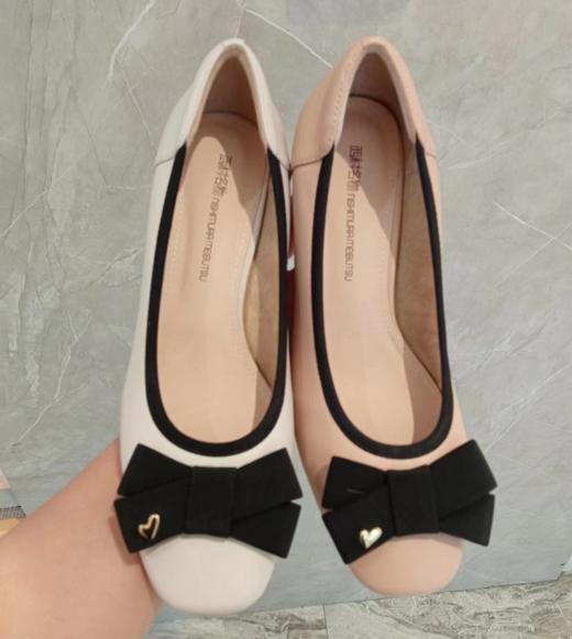 西村名物低粗跟包头小香风法式晚风单鞋玛丽珍高级感夏季配裙子11851 商品图1