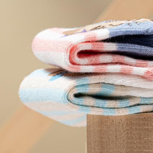 小童条纹直板袜无骨精梳棉袜柔软舒适吸汗透气【2313202】 商品图1