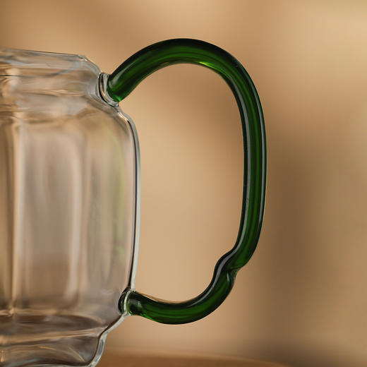 禾器新品 晶彩坤灵茶海 六方公杯 高硼硅玻璃公道杯分茶器 商品图10