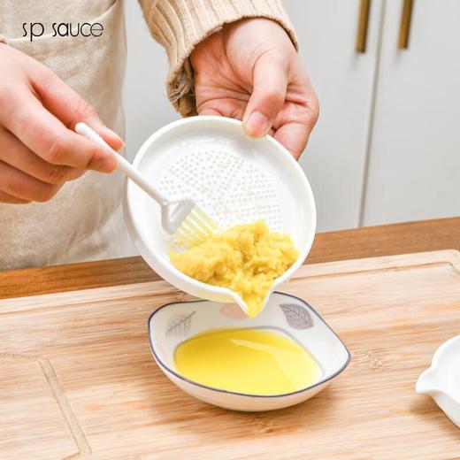 SP SAUCE 手动食物研磨碗 捣泥水果辅食研蓉碟 商品图3