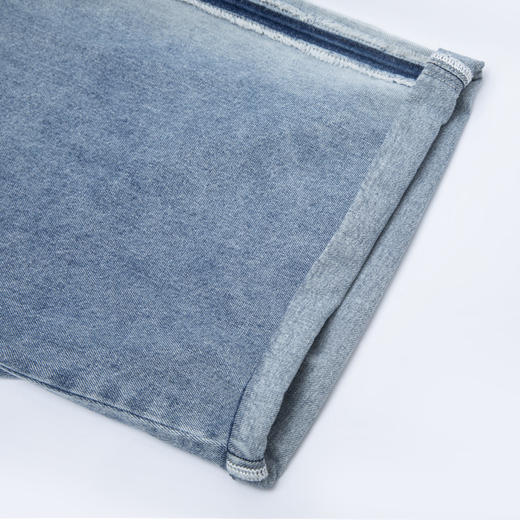 HX 夏季水洗牛仔五分裤宽松版型C207320018101短裤 商品图12