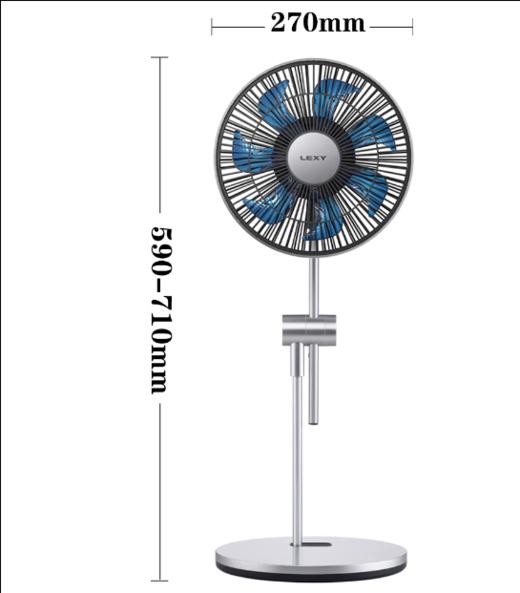 莱克电风扇家用台式摇头遥控智能空气调节扇变频节能电扇F303 商品图6