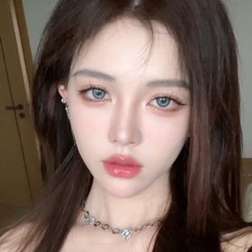 Woolilens【大小姐蓝】半年抛 虹膜蓝出击 冷欲的原生态仿真混血