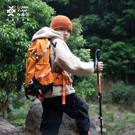 力丼田儿童户外背负系统 登山旅行尼龙双肩背包 减负轻量防泼水15L L2302E017CAOE 商品图4