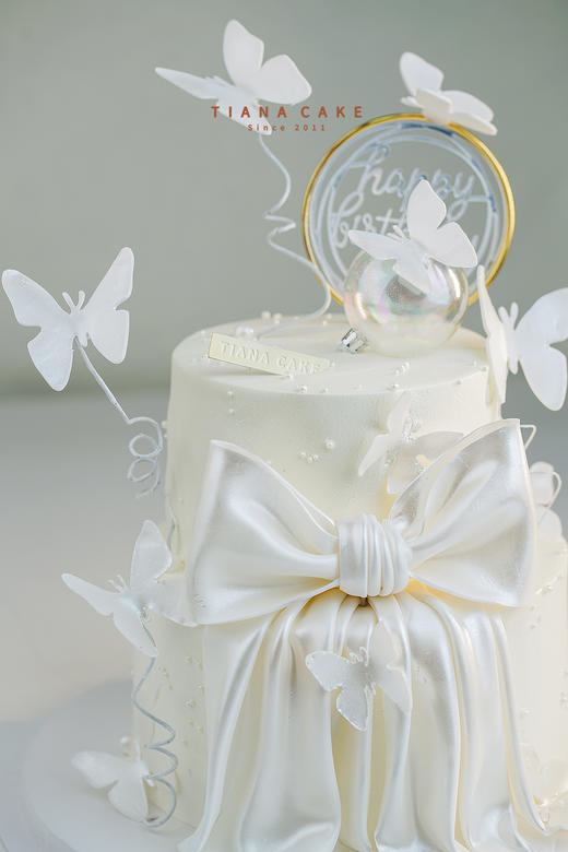 【纯手工翻糖定制】纯白蝴蝶 商品图3