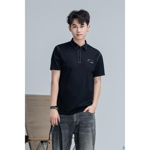 HX 夏季翻领短袖T恤S102320870101/02POLO杉 商品图0