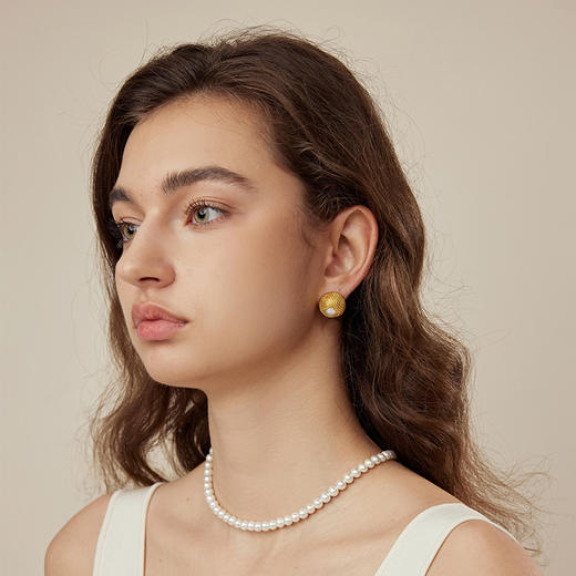 ARSIS 丨 纯真年代系列 鎏金耳钉 商品图1