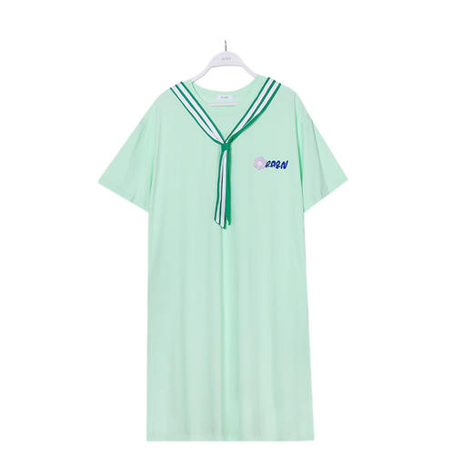 美季美优女士棉质海军领短袖裙J320602 商品图4