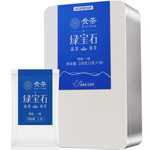 贵茶绿宝石一级绿茶 108g (3g*36) 商品图0