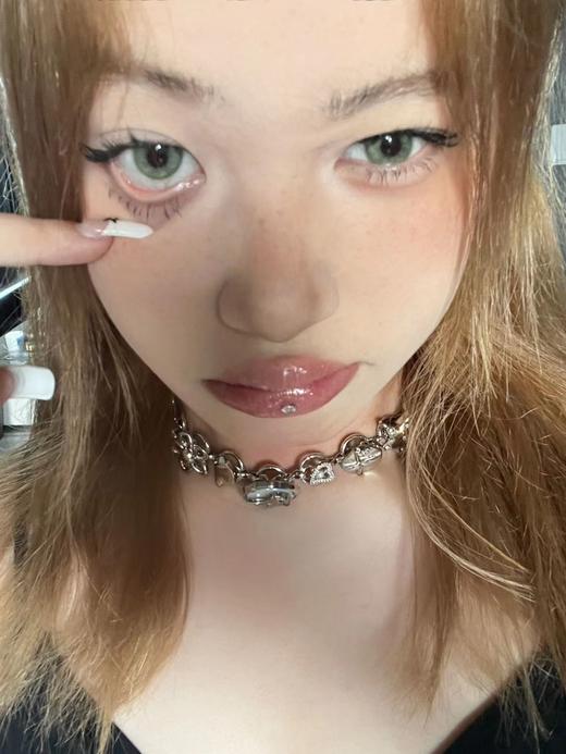 hushlens 美瞳年抛 印第安绿 直径14.2mm着色13.4mm 商品图0