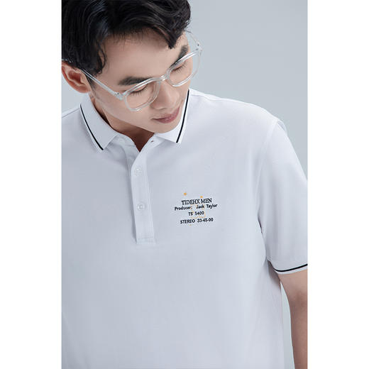 HX 夏季翻领短袖T恤POLO杉Y102320287101/02 商品图2