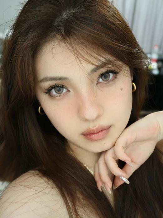 hushlens 年抛 曼哈顿褐 直径14.2mm着色13.4mm 商品图2