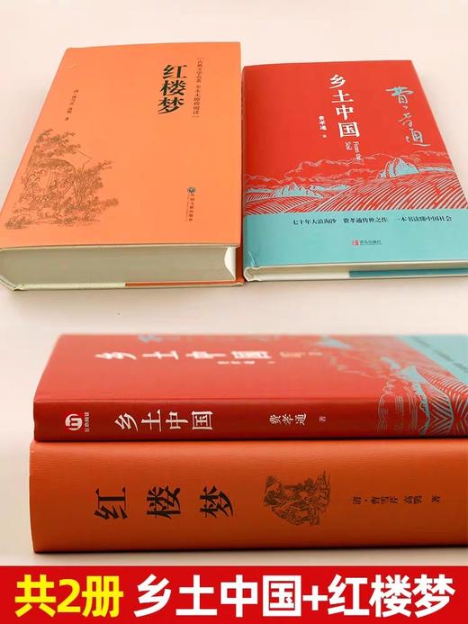 红楼梦乡土中国高中必读全2册 费孝通原著正版高中生高一上册语文推荐整本书阅读与检测 高中课外阅读书籍文学名著人民文学出版社 商品图1