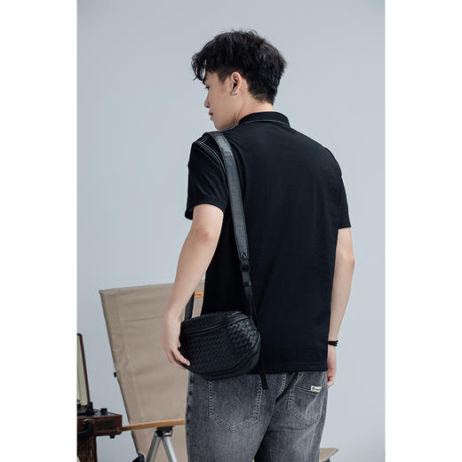 HX 夏季翻领短袖T恤S102320870101/02POLO杉 商品图3