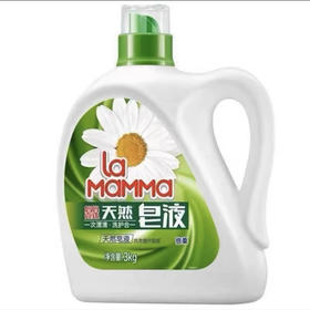 妈妈壹选天然皂液洗衣液3KG（仅供济南市区）（新老包装随机发）