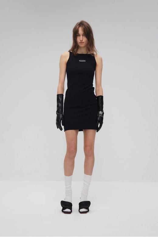 针织紧身短款连衣裙 商品图0