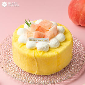 这才是夏天该吃的千层蛋糕‼️水蜜桃味的🍑