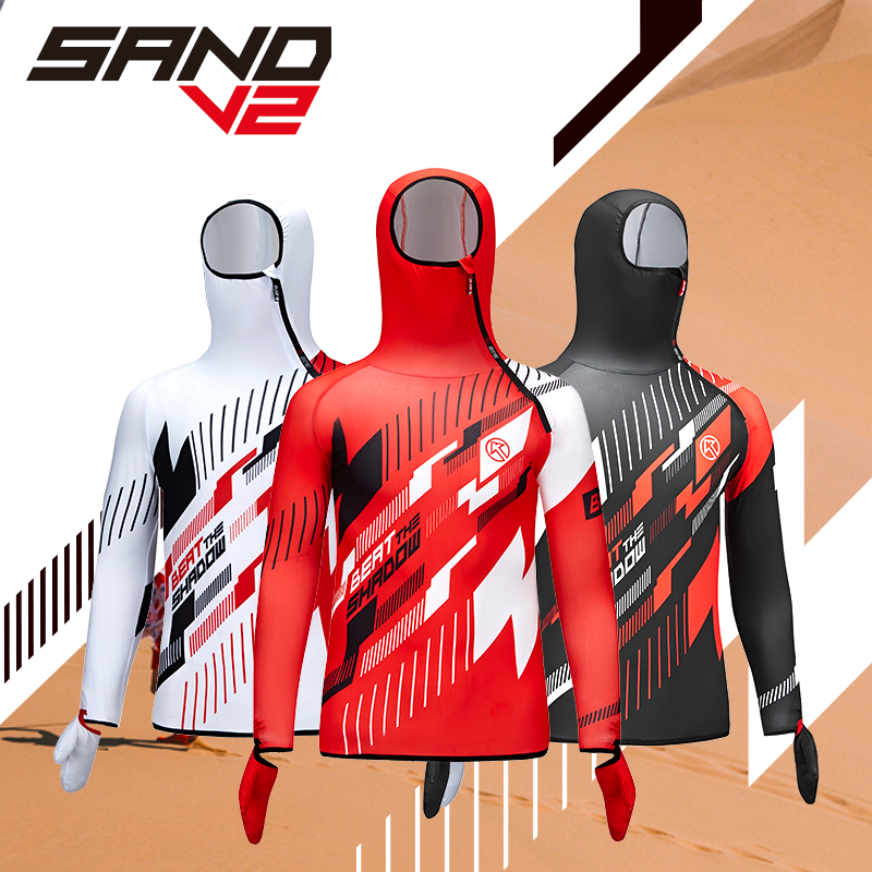 BigK 大K SANDS 2.0 防沙风衣 防晒防风 自带手套口罩  速干透气 跑步 训练 越野 沙漠必备