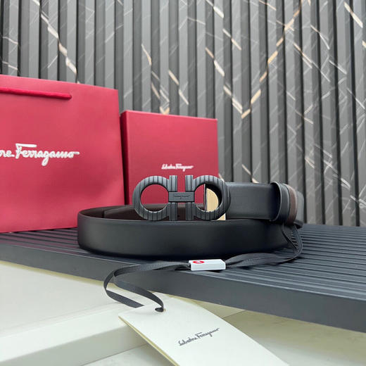 夏季特惠💰350 菲拉格慕男士腰带 精品铜扣 带身宽3.4cm 款式大方 上身效果时尚 码数可以裁剪 商品图8