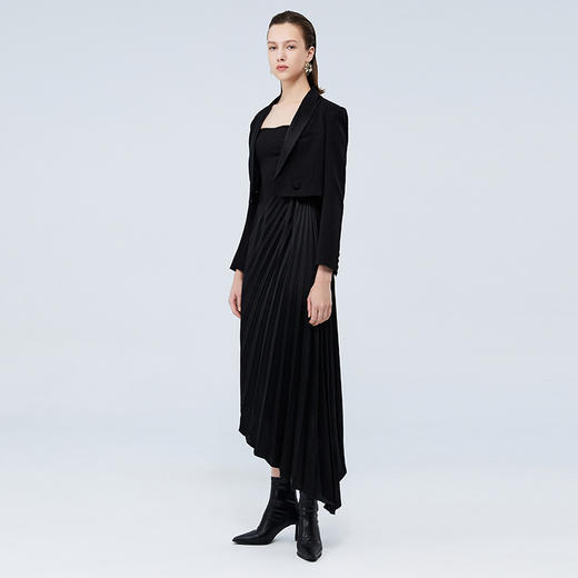 EITIE爱特爱秋季新款时尚干练短款通勤显瘦外套7503204 商品图1