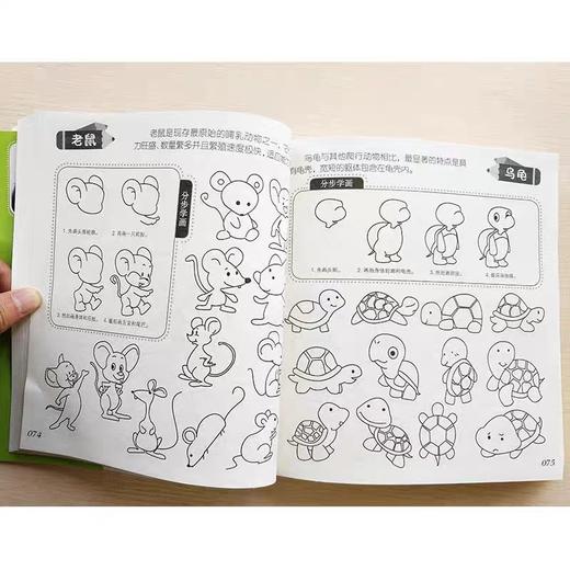 简笔画5000例 一本就够JST幼儿学画画教材书绘画早教启蒙亲子互动幼儿简笔画零基础学画幼儿简笔画一步一步简笔画儿童简笔画大全 商品图4