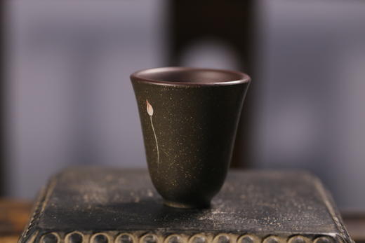 【青山特惠】宜兴原矿 『听雨』天青泥紫砂杯  60cc 商品图1