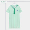 美季美优女士棉质海军领短袖裙J320602 商品缩略图0