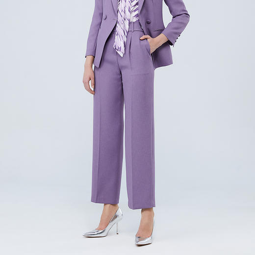 EITIE爱特爱秋季新款通勤干练百搭西装裤女7505205 商品图3