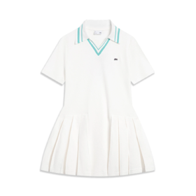 【L断码】李宁连衣裙女士2023秋季新款运动潮流系列休闲针织运动裙ASKT076【无货退款】