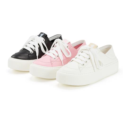 西村名物2023秋季新款时尚休闲鞋小白鞋X23CM33761 商品图0