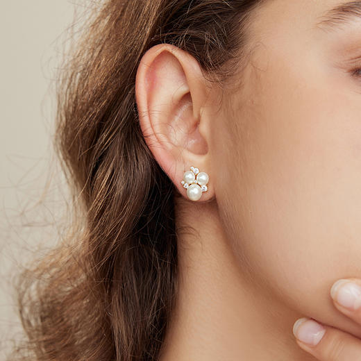 ARSIS｜纯真年代系列 纯真年代三叶草耳钉 商品图4