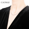 GAONAS 高纳仕 简约满钻多功能链子WX051966 商品缩略图3