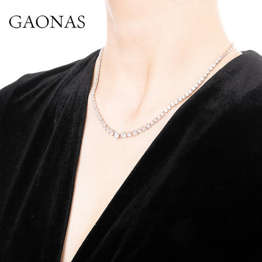 GAONAS 高纳仕 简约满钻多功能链子WX051966 商品图3