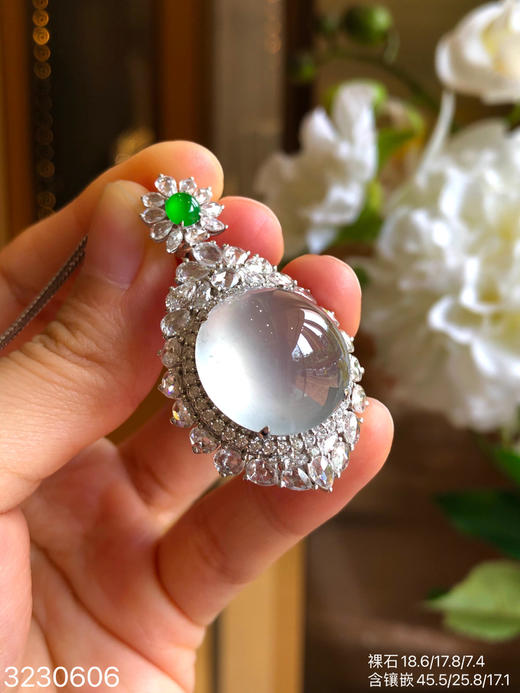 玻璃蛋面吊坠【3230606】具体价格微信咨询 商品图8
