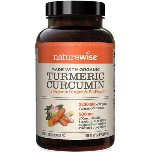 Naturewise牌姜黄素胶囊90粒/180粒 商品图1