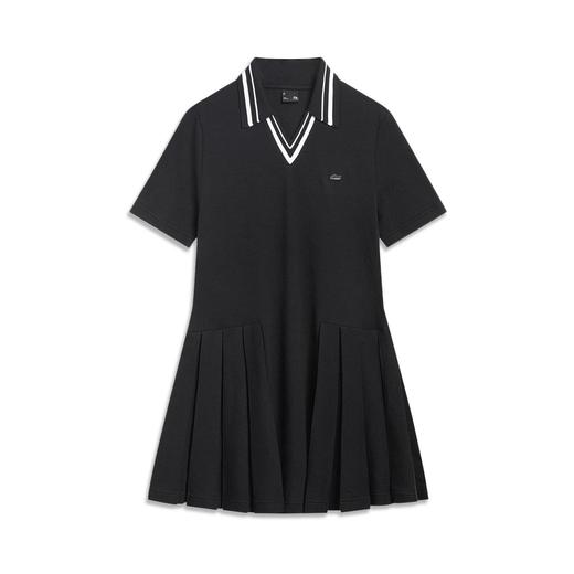 【L断码】李宁连衣裙女士2023秋季新款运动潮流系列休闲针织运动裙ASKT076【无货退款】 商品图3