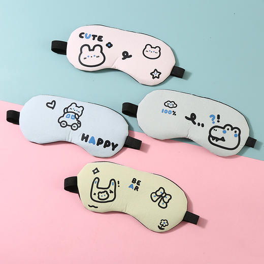 【卡通眼罩睡眠遮光冰敷眼罩独立装】可爱学生冰袋眼疲劳护眼眼罩，冰凉敷在疲惫的眼上，隔绝光线，遮盖尘埃。卡通眼罩睡眠遮光，可爱如儿时梦境，护眼一整夜。 商品图14