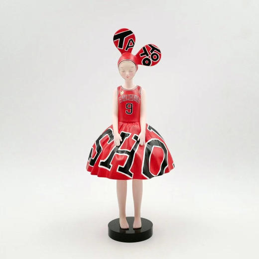 沈延《一袭红》然女孩 商品图0